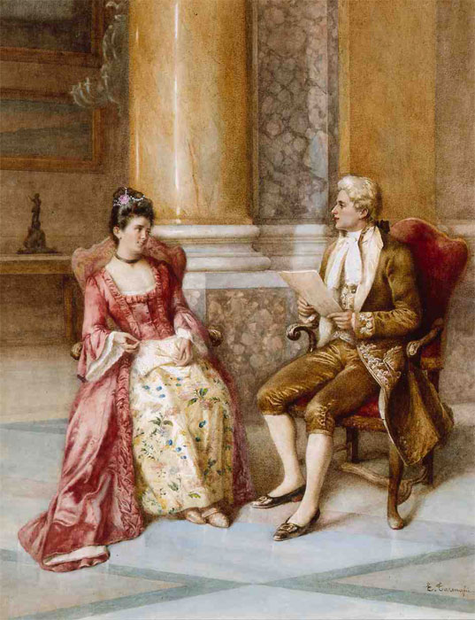 Tarenghi, Enrico - A Sympathetic Critic, 1848